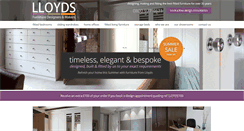 Desktop Screenshot of lloydsfittedbedrooms.com